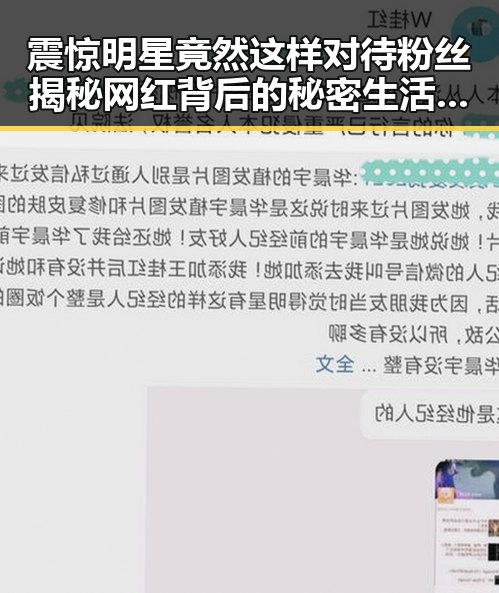 震惊明星竟然这样对待粉丝揭秘网红背后的秘密生活引发吃瓜娱乐公司大变动